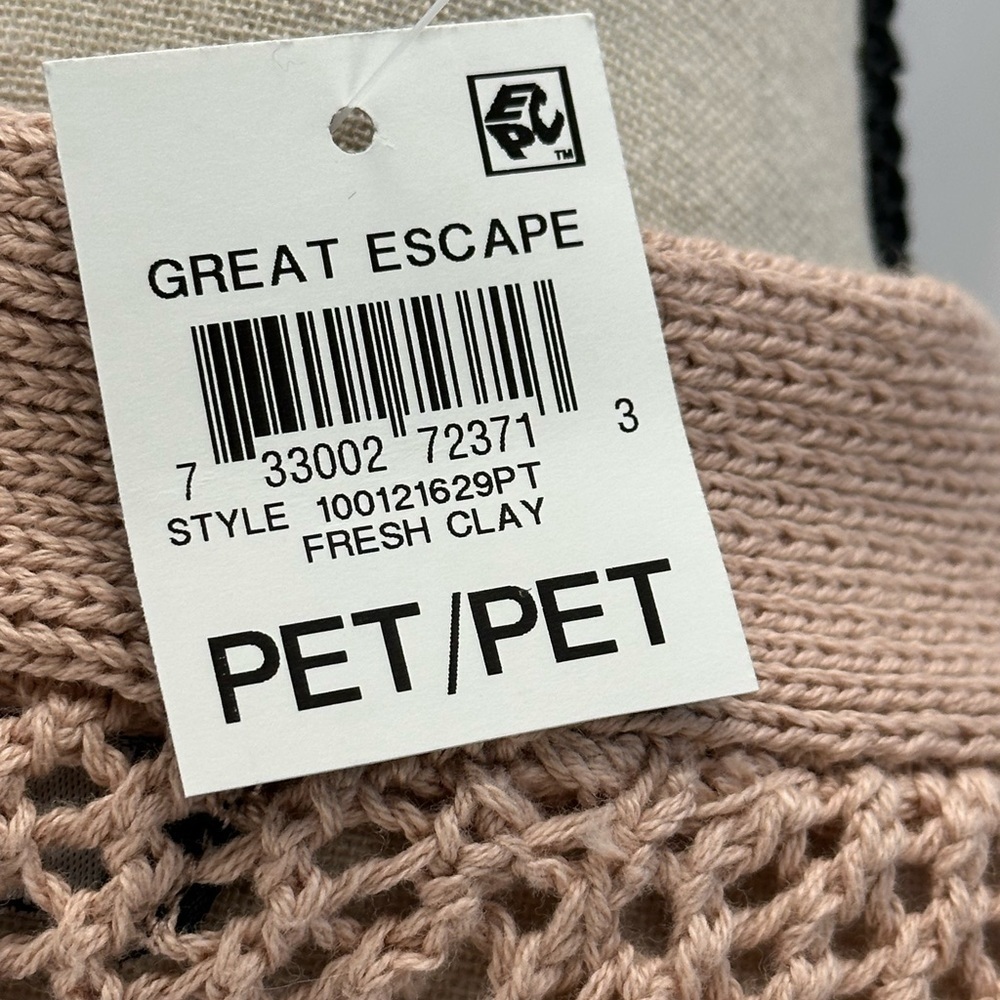 Alfani Great Escape Button Front V Neck Open Knit Vest  - Tan - size PP (XSP) - Picture 7 of 10